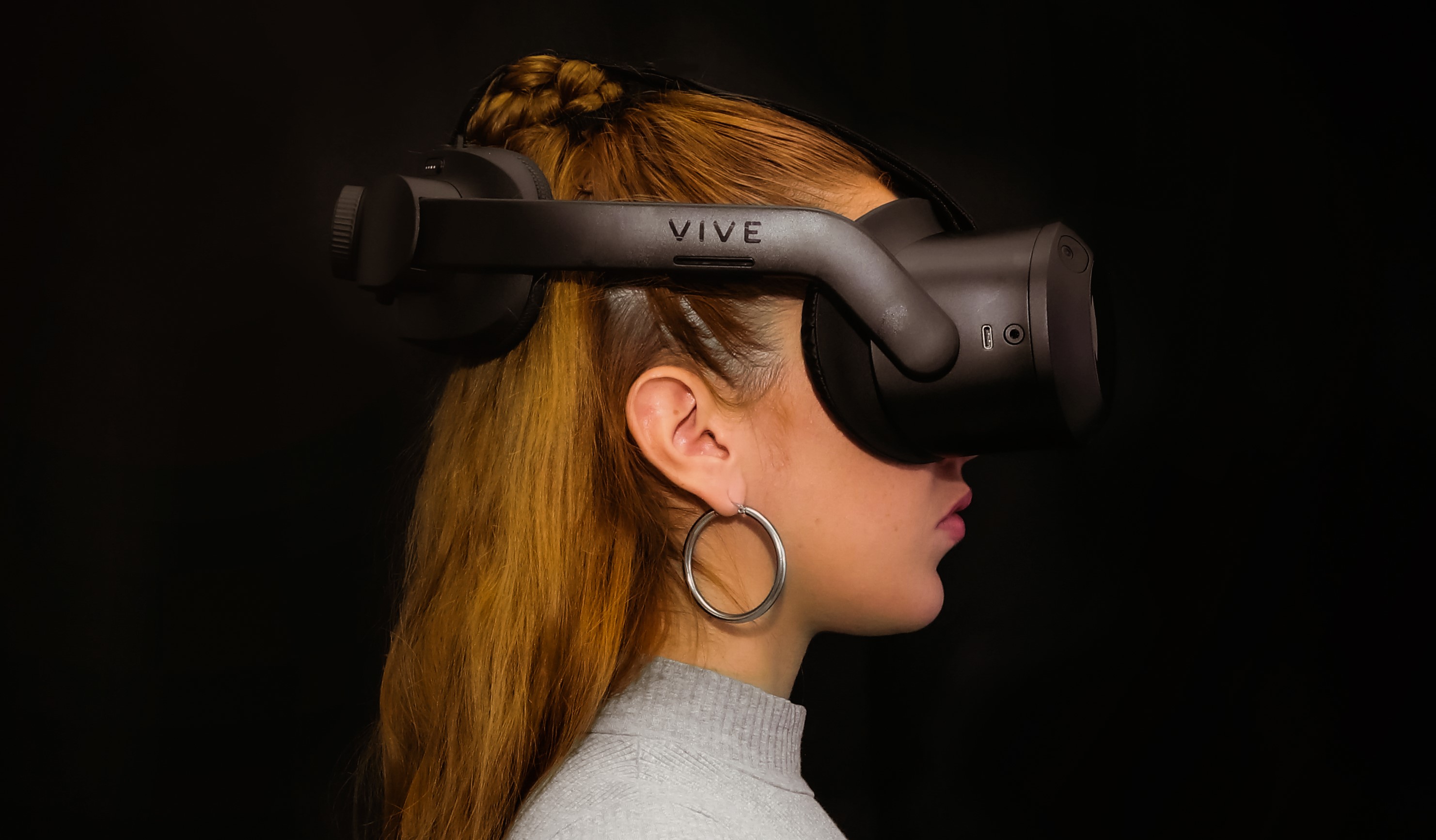 realidad virtual sala con gafas multijugador